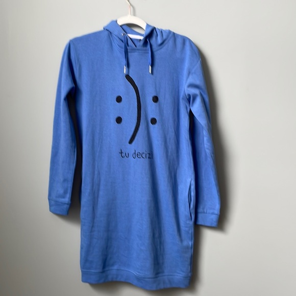 Romanian brand Iuvas hoodie dress NWT - Picture 1 of 9